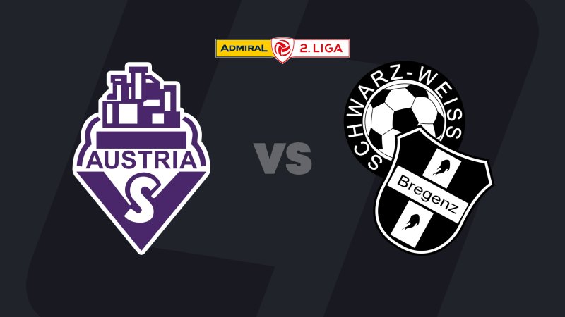 2. Liga heute: Austria Salzburg - Schwarz-Weiß Bregenz