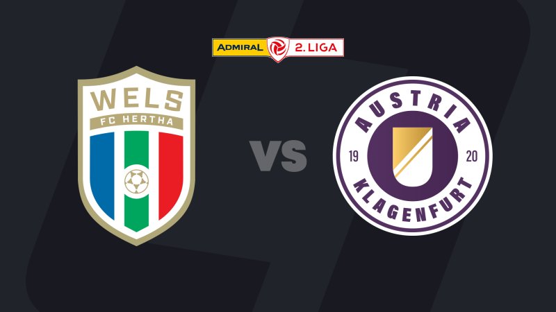 2. Liga heute: FC Hertha Wels - Austria Klagenfurt