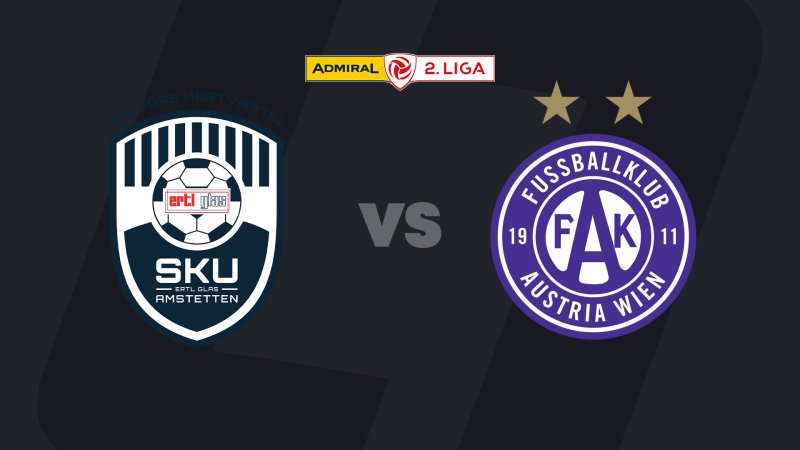 2. Liga heute: SKU Amstetten - Young Violets