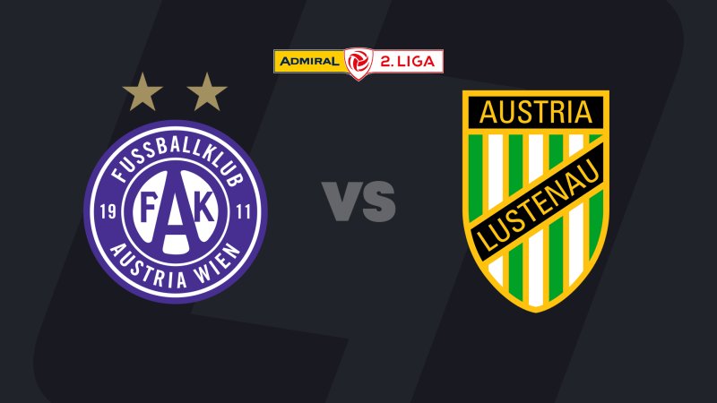 2. Liga heute im LIVE-Stream: Young Violets - SC Austria Lustenau