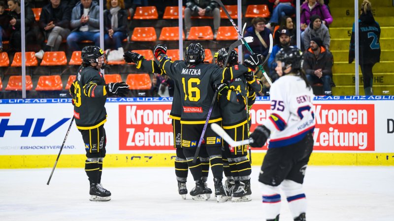 Sabres St. Pölten gewinnt EWHL-Finalhinspiel gegen Aisulu Almaty
