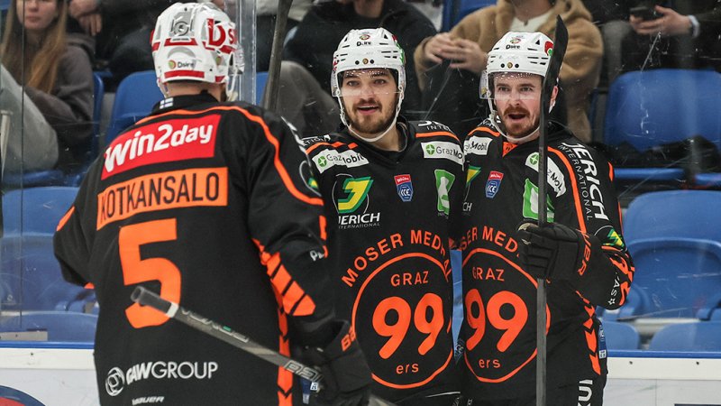 Fluch besiegt! Graz99ers gewinnen bei Fehervar erstmals seit 2022