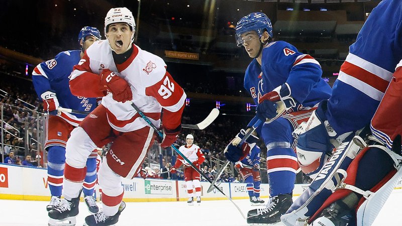 Rangers-Youngster schießt Kaspers Red Wings mit Hattrick ab