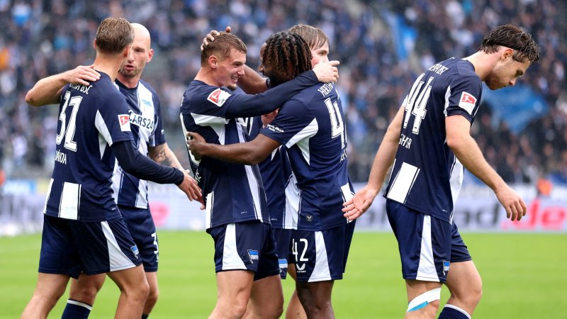 In Unterzahl! Hertha BSC siegt im Skandalspiel