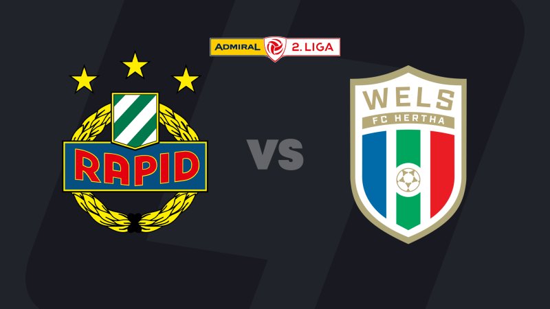2. Liga heute LIVE: SK Rapid II - FC Hertha Wels