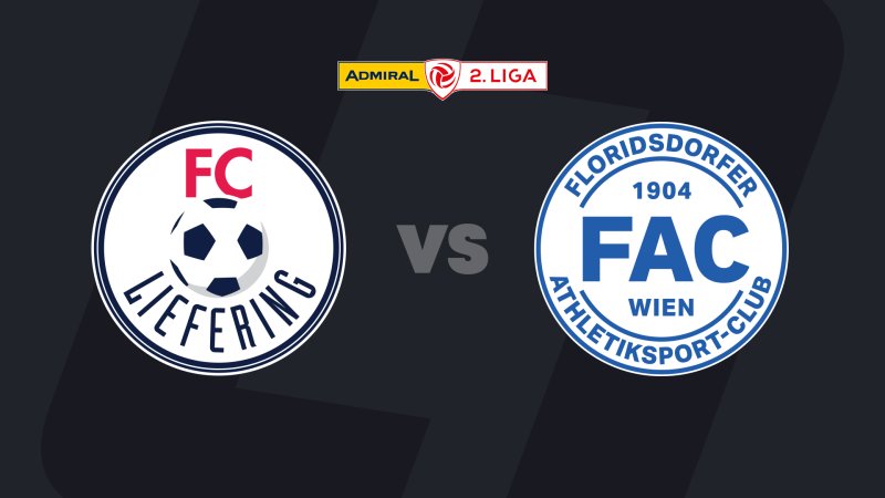 2. Liga heute im LIVE-Stream: FC Liefering - FAC Wien
