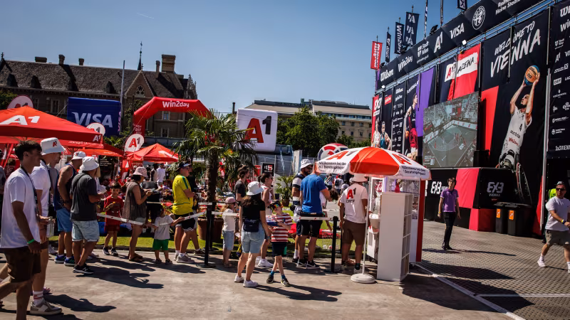 Mehr als nur Basketball - das 3x3-Mega-Event in Wien