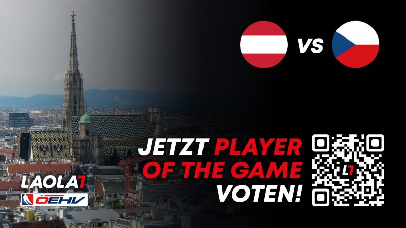 Jetzt abstimmen: Player of the Game bei Österreich vs. Tschechien
