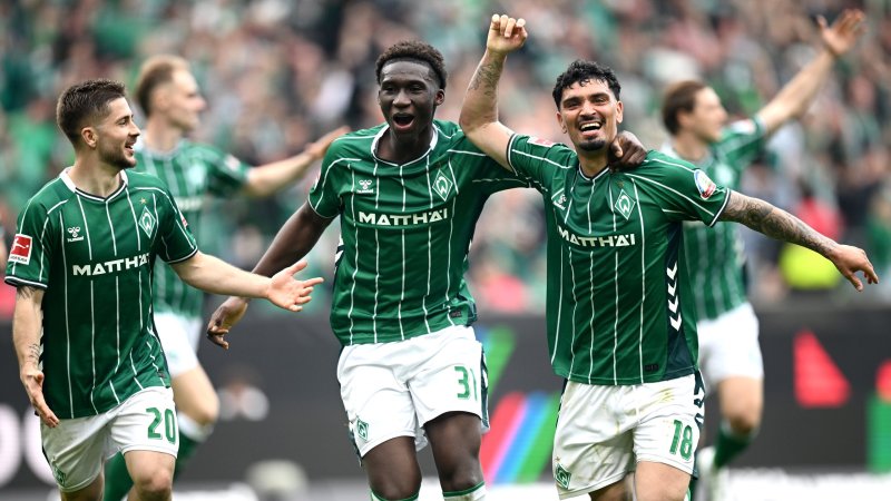 Werder Bremen gewinnt Nordderby gegen den HSV!