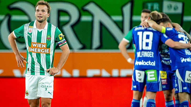 Selbst Rapids Trainer ratlos: "Das sollten wir nie verlieren"