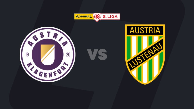 2. Liga heute im LIVE-Stream: Klagenfurt - Austria Lustenau