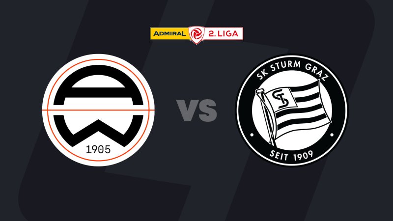 2. Liga heute im LIVE-Stream: Admira Wacker - Sturm Graz II