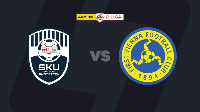 2. Liga heute im LIVE-Stream: SKU Amstetten - First Vienna FC