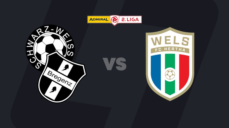 2. Liga heute im LIVE-Stream: SW Bregenz - FC Hertha Wels