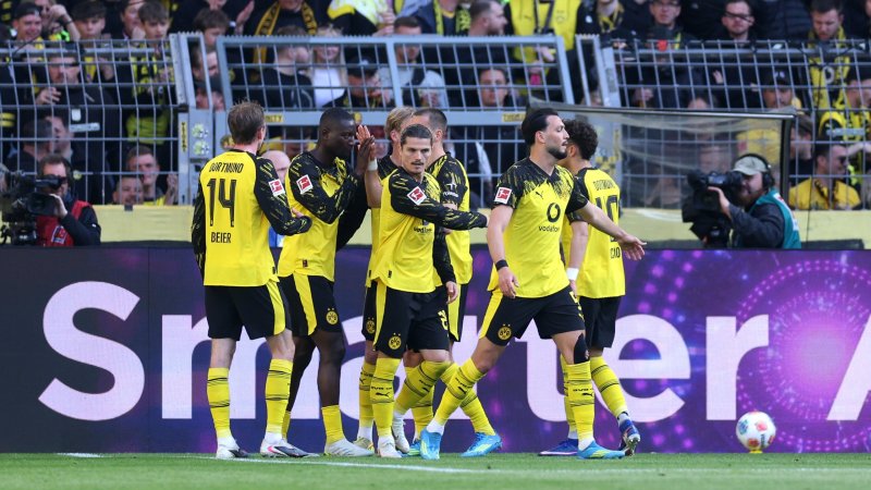 CL-Teilnahme fix: Dortmund feiert Kantersieg gegen Freiburg