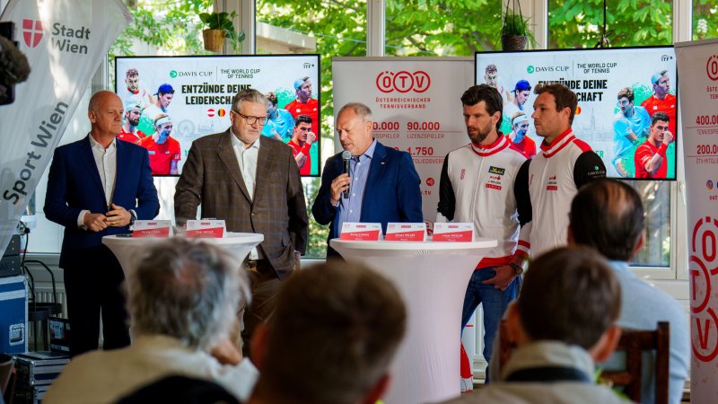 Davis-Cup-Fieber in Wien: Sandplatz im Prater fertiggestellt