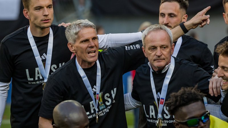 So feiert der LASK den Cup-Titel