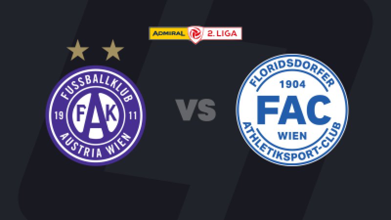 2. Liga heute im LIVE-Stream: Young Violets - FAC