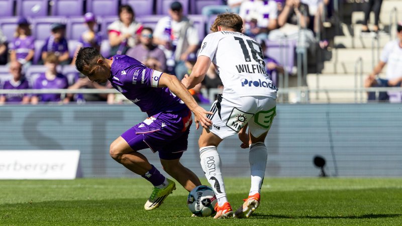 Die Austria hält Hartberg im Europacup-Rennen auf Distanz