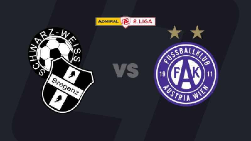 2. Liga heute im LIVE-Stream: SW Bregenz - Young Violets