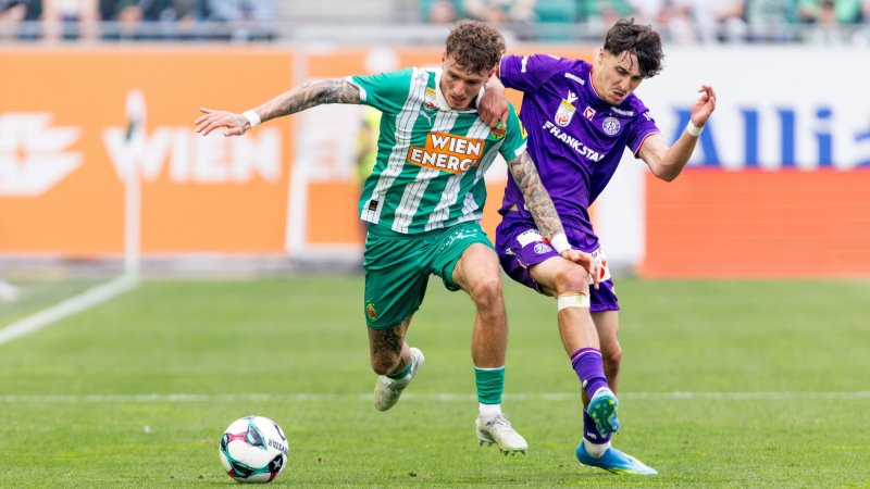 Wien ist heuer violett: Rapid auch im vierten Derby sieglos