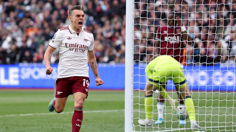 Ekstase in London: Arsenal gewinnt dank Trossard-Treffer spät