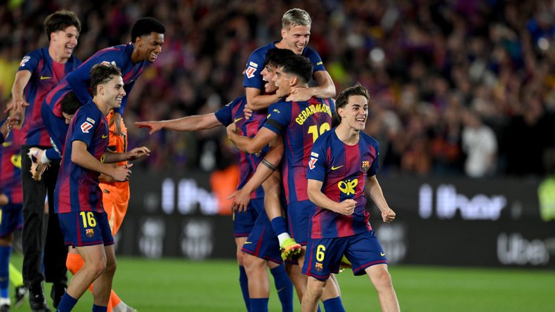 Barca ist erneut Meister! Die besten Party-Bilder