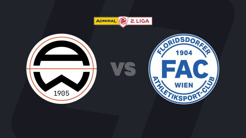2. Liga heute im LIVE-Stream: Admira Wacker - FAC Wien