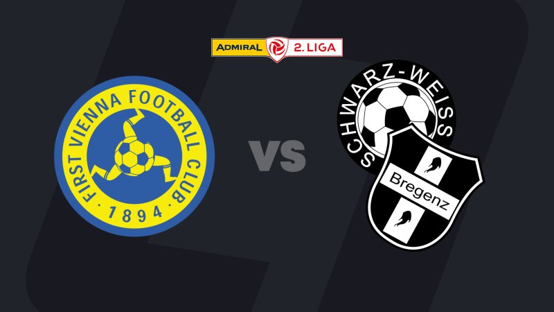 2. Liga heute im LIVE-Stream: First Vienna FC - SW Bregenz