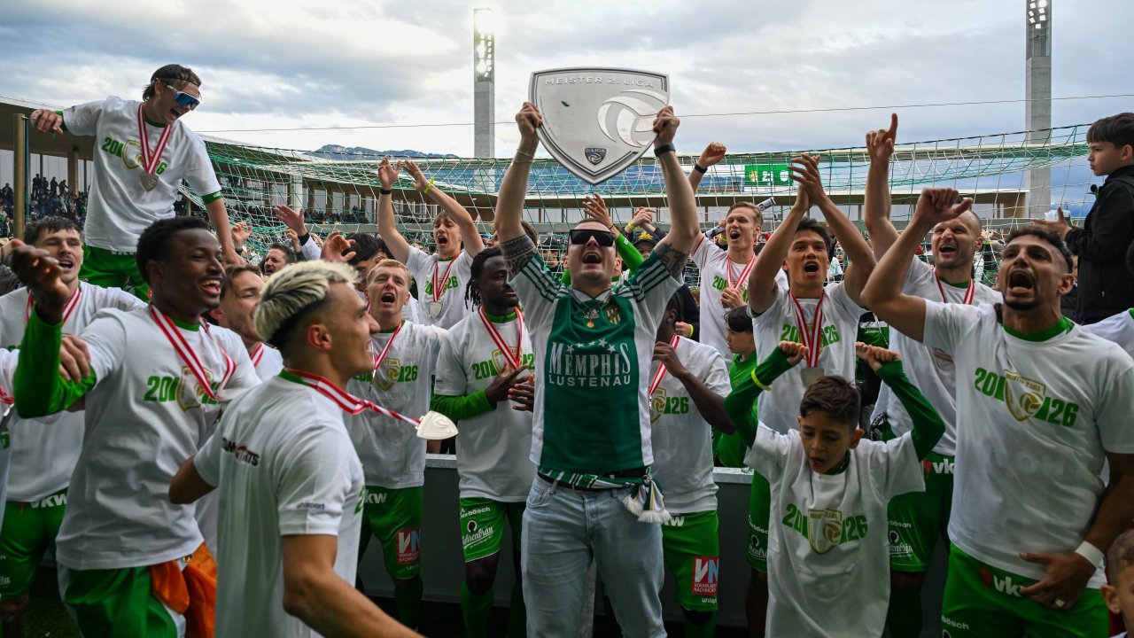 Lustenau im Freudentaumel: "Wir werden die Bundesliga rocken!"