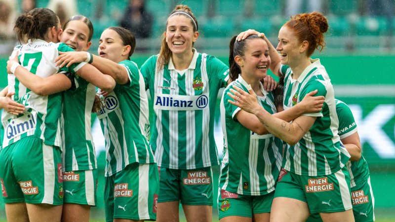 VIDEO: Ein Blick in die Kabine der Rapid-Frauen