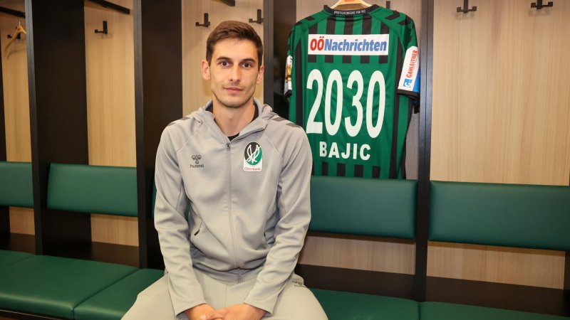 Ante Bajic verlängert vorzeitig bei der SV Ried