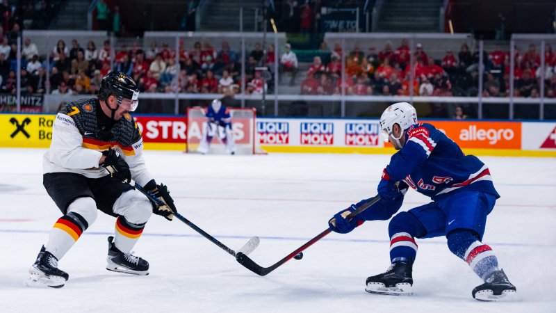 Eishockey-WM: USA schlägt Deutschland erst im Penaltyschießen