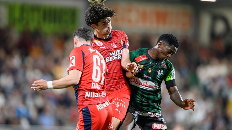 Ried legt gegen Rapid vor: Die Statistiken zum Playoff-Hinspiel