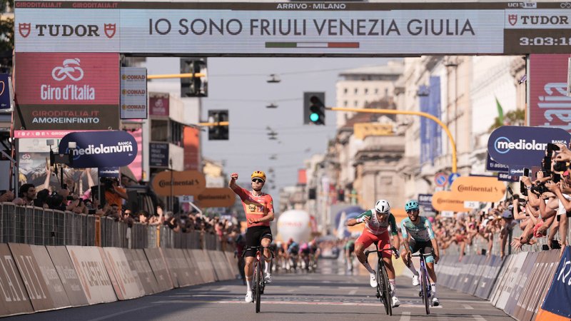 Giro-Etappe in Mailand überraschend an Ausreißer Dversnes