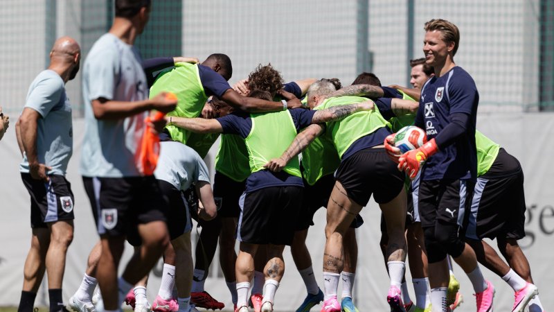 Bilder! Fan-Ansturm auf erstes ÖFB-Training der WM-Vorbereitung