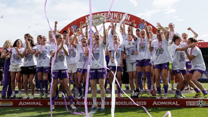 Die Austria-Frauen sind erstmals Bundesliga-Meister