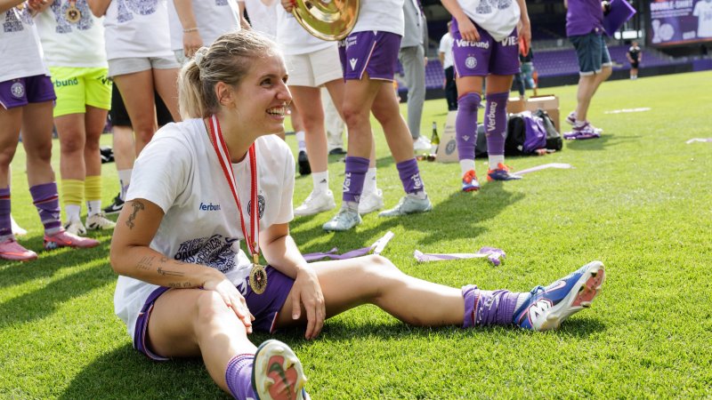 Bilder: Austria-Frauen lassen es nach Meistertitel krachen