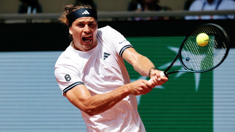 Tennis LIVE - Zverev vs. de Jong im Achtelfinale der French Open