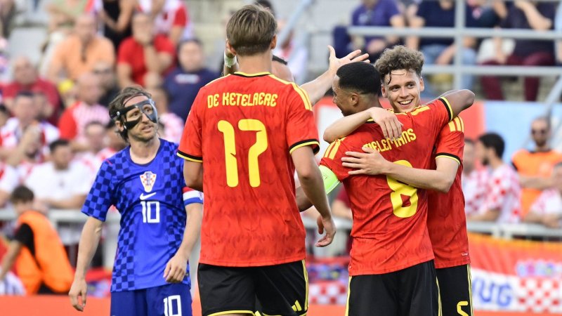 Belgien besiegt Kroatien im WM-Testspiel