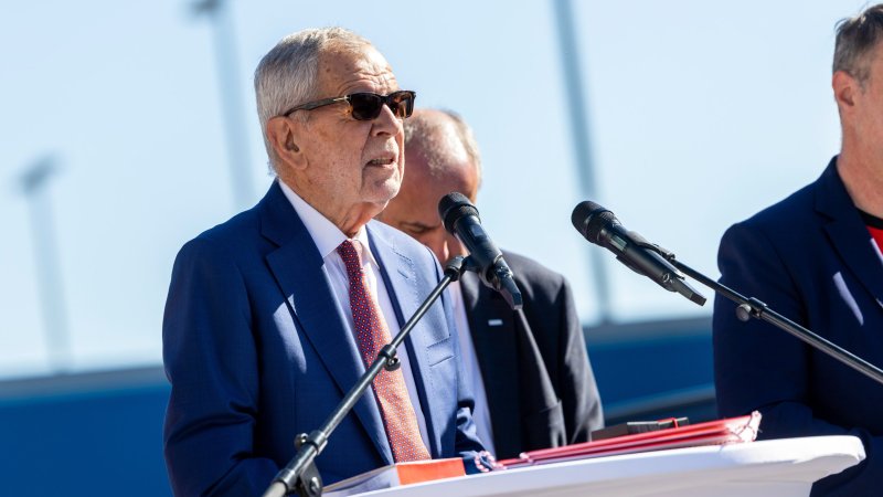 Verletzter Baumgartner? Van der Bellen muntert auf