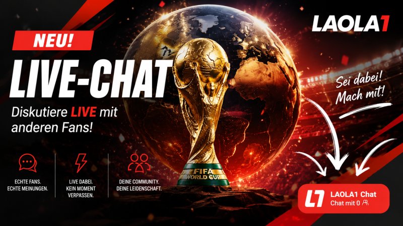 Jetzt mitdiskutieren: Der neue LIVE-Chat bei LAOLA1
