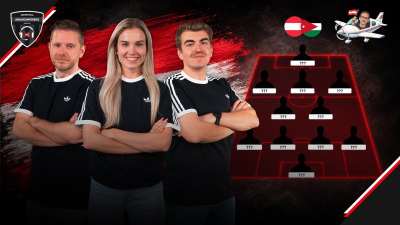 Unsere ÖFB-Elf gegen Jordanien