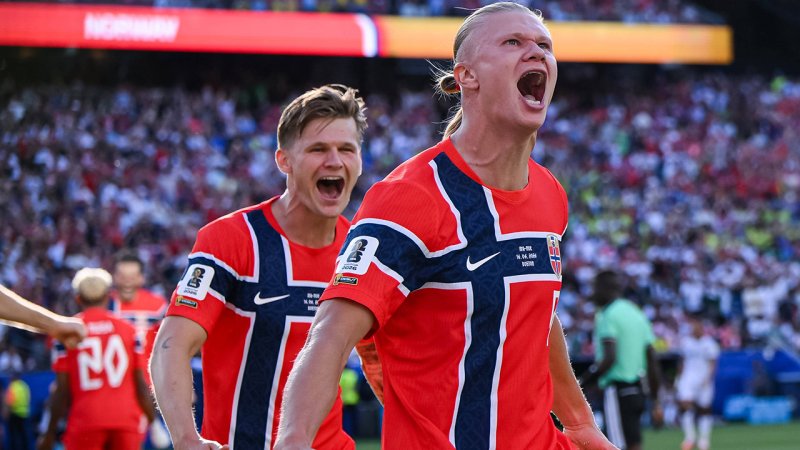 Haaland-Doppelpack! Norwegen für mutige Iraker zu abgebrüht