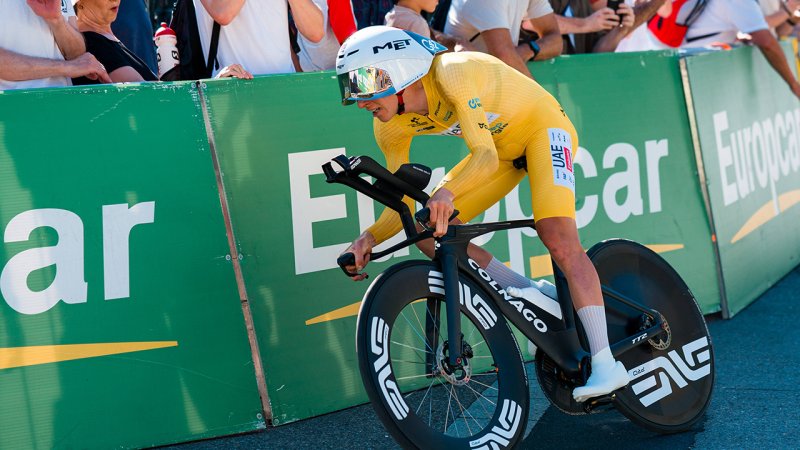 Hauchdünner Pogacar-Sieg im Zeitfahren der Tour de Suisse