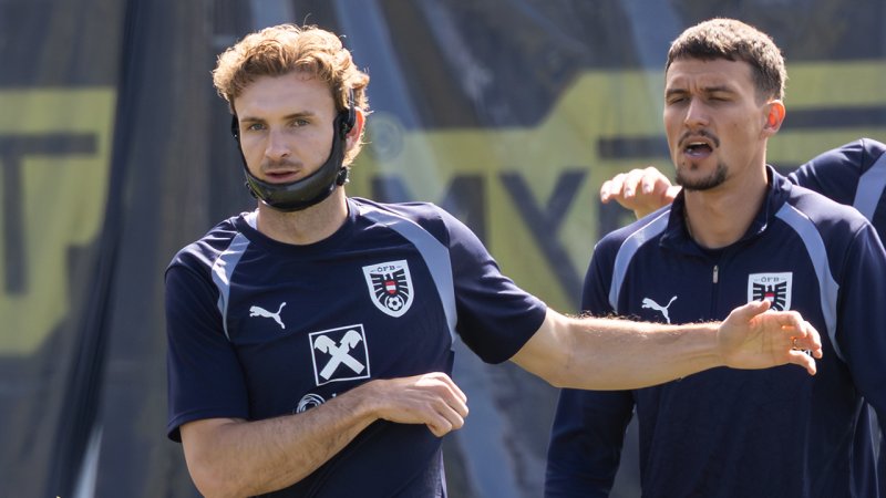 Posch beim ÖFB-Abschlusstraining vor Argentinien mit dabei