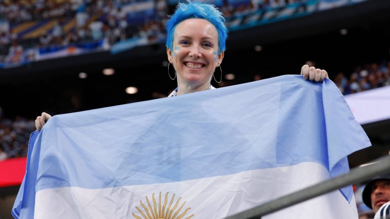 Die besten Fan-Bilder zum WM-Hit Österreich gegen Argentinien