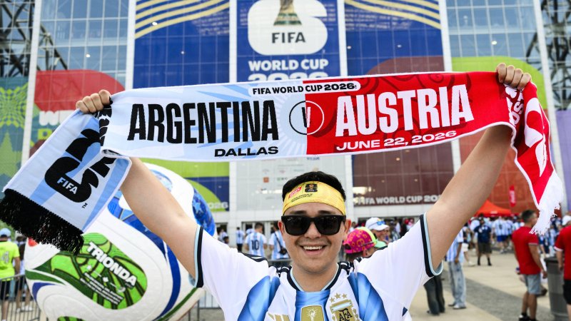 Die besten Fan-Bilder zum WM-Hit Österreich gegen Argentinien