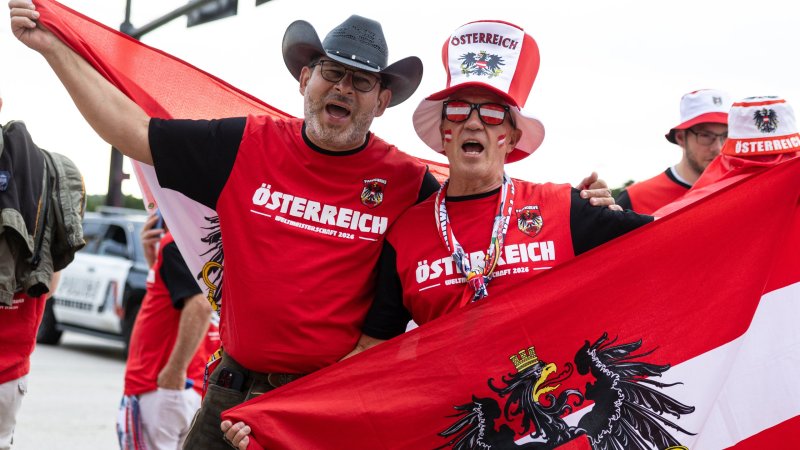 Die besten Fan-Bilder zum WM-Hit Österreich gegen Argentinien