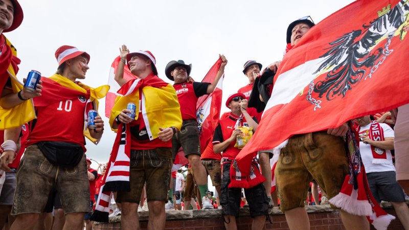 Die besten Fan-Bilder zum WM-Hit Österreich gegen Argentinien